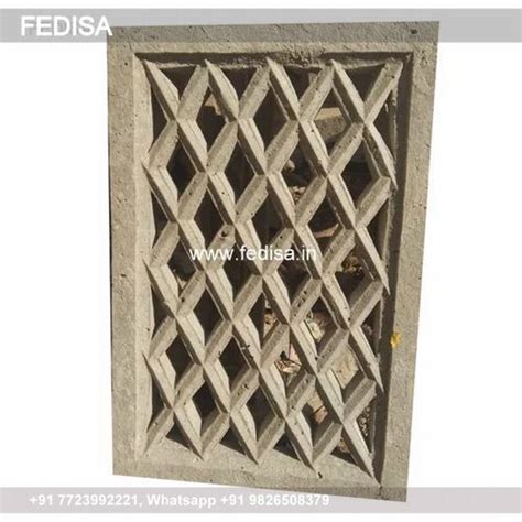 cement jali blocks ground floor front design gray exterior wall paint