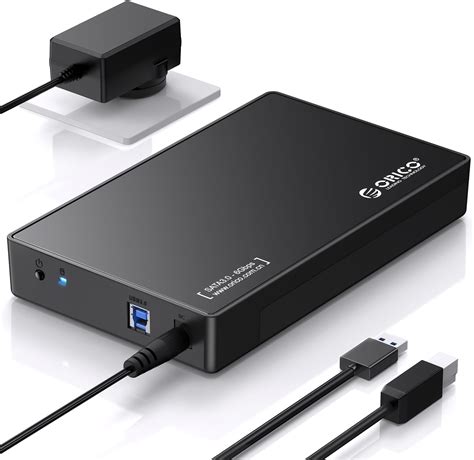 ORICO Festplattengehäuse 3,5 Externes USB 3.0 für 3,5/2,5 Zoll SATA ...