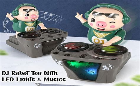 FunBlast DJ Robot Toy for Kids with LED Lights, Musical Toys for Kids ...