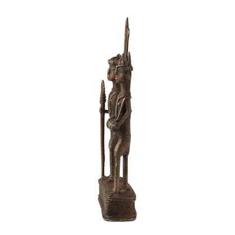 Brass Showpiece Of Dhokra Art Tribal Couple