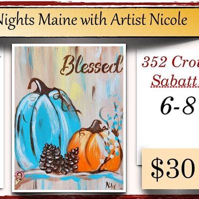 Paint Night FUNDraiser supporting the Spiritualist Church in Sabattus ...