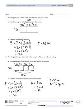 Image result for Eureka Math Lesson 3 Homework 2.4