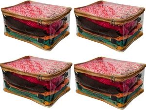 Shyam Sarowar 4 40mm Thick Transparent Saree Cover 16/13 Inch & 8 inch ...