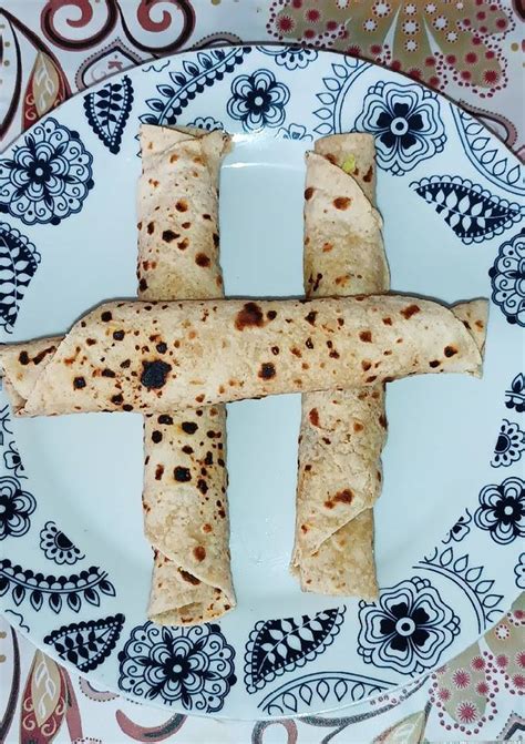 Cheese Roti Roll Recipe by Sangita Vyas - Cookpad