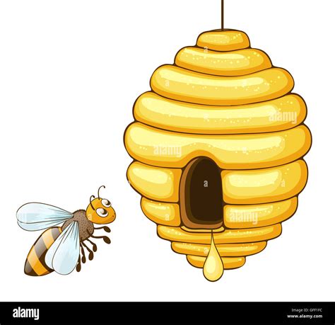Bee Hive Home Clip Art