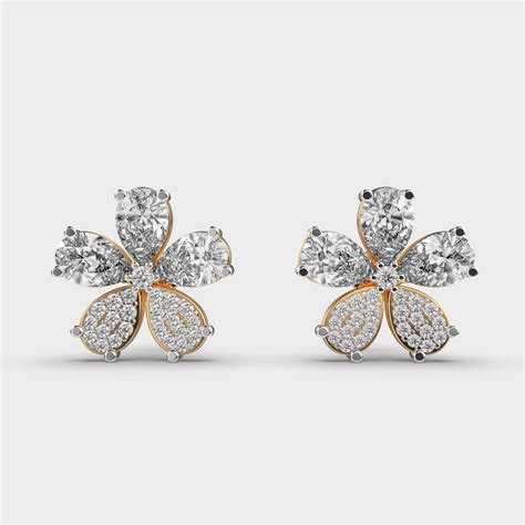 Buy Pocket Full Of Posies Diamond Earrings At Jewelbox