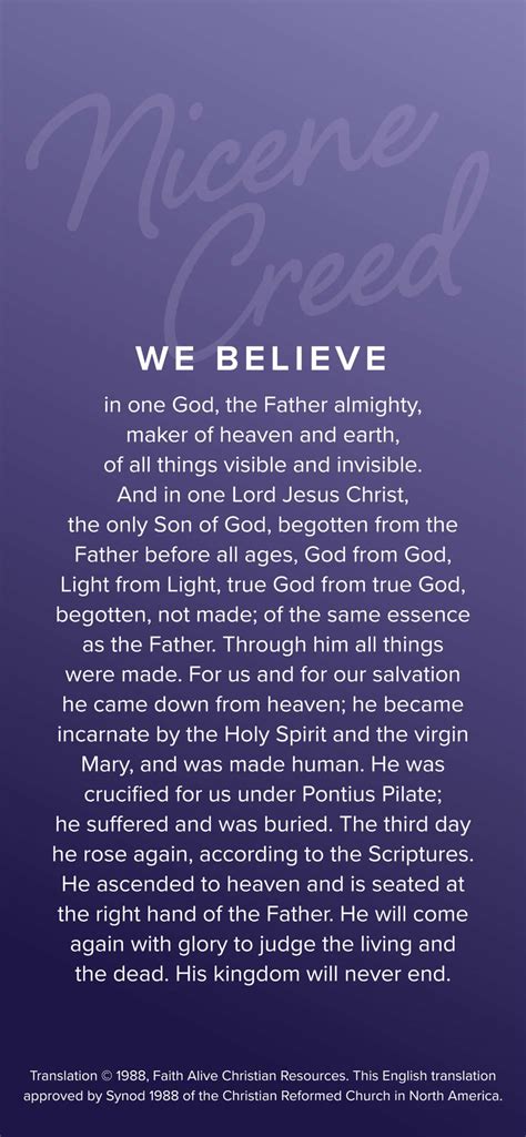 Nicene Creed Catholic Printable - prntbl.concejomunicipaldechinu.gov.co
