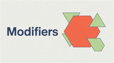 Image result for Modifiers Grammar Examples