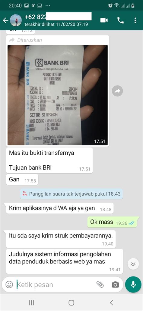 Bukti Traksaksi Member - Layanan Coding