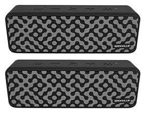 Rockville (2) Faze Black 50w Portable Bluetooth Speakers w/TWS Wireless ...