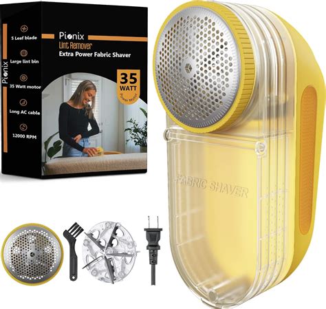 Amazon.com: Pionix Extra Power Fabric Shaver - 35W Electric Lint ...