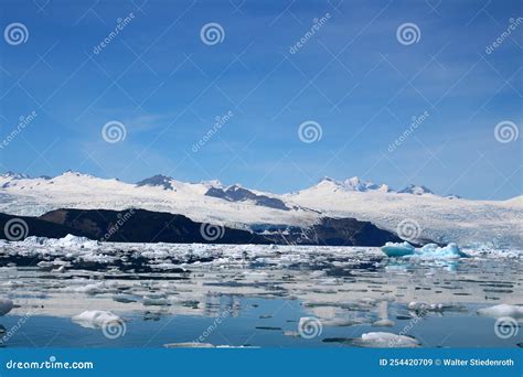 Glacial Landscape in Icy Bay with the Mighty Guyot Glacier, Alaska ...