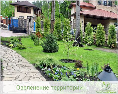 Озеленение и благоустройство участка и придомовой территории