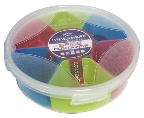 Princeware L5970 Plastic Container, 7 Piece, Transparent : Amazon.in ...