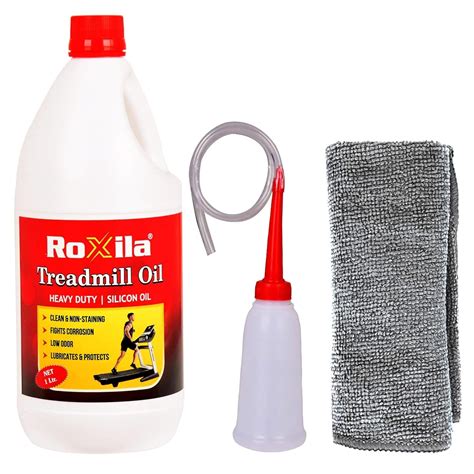 Roxila® Pure Silicone Treadmill Lubricant Oil (1 Litre) – High ...