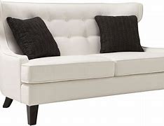 Image result for White Leather Loveseat