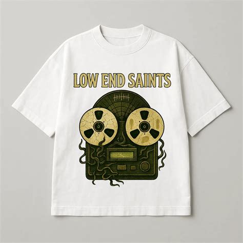 Low End Saints Tape Premium Oversized Music T-shirt in India | Mashevor