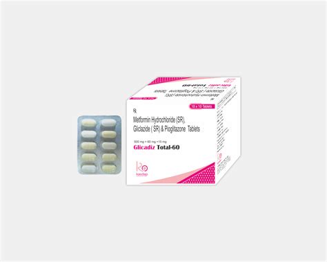 GLICADIZ TOTAL 60 - Kasdap HealthCare