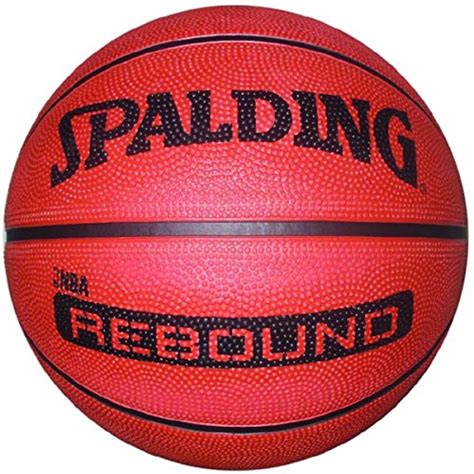 Spalding Rebound Rubber Basketball (Color: Brick, Size: 5)
