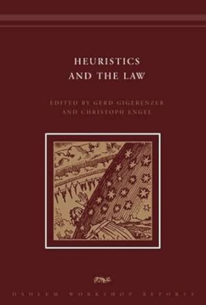 Buy Heuristics and the Law Book Online at Low Prices in India ...