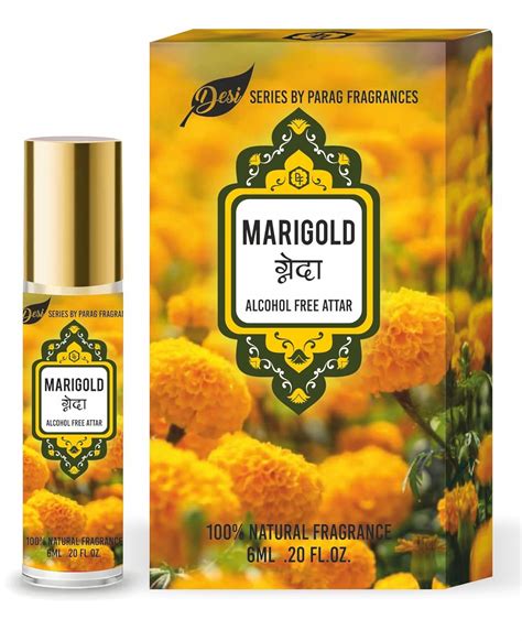 Desi Series Attars 6ml: Genda (Marigold) Scent – Parag Fragrances official