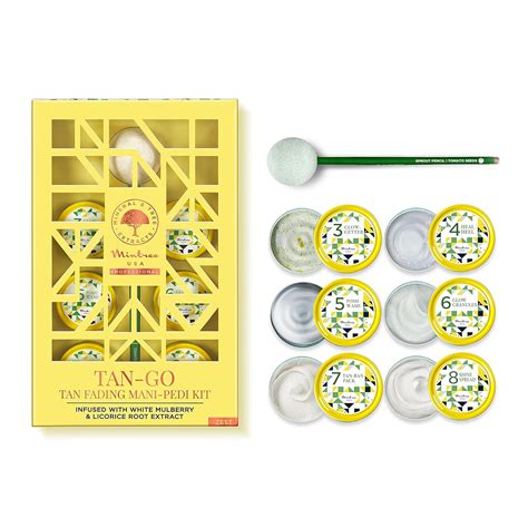 Mintree USA Zest Tan-Fading Manicure & Pedicure Kit - Achieve Flawless ...