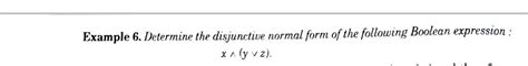 Image result for Disjunctive Normal Form Examples