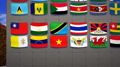Mega Country Flag Pack (250+ Flags) - The Sims 4 Build / Buy - CurseForge
