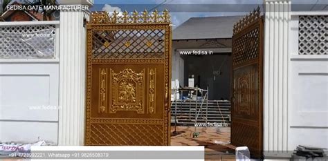 Compound Gate Sliding Door Main Gate 2020 Gate Design Four Fold Main ...