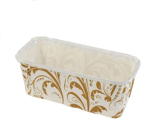 Amazon.com: Paper loaf pan food grade disposable paper baking pan ...
