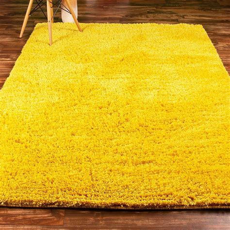 Buy NOBLE CARPETS Anti-Skid Shag Carpets with 2 inch Thickness 3 X 5 ...