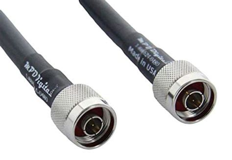 MPD Digital 50 feet of LMR-400 Ultra Low Loss Coax Cable with N Male ...