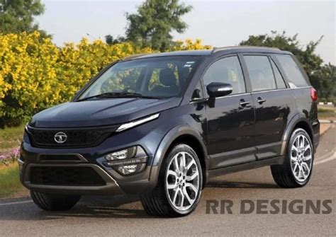 Tata Hexa Facelift Rendered With Front Fascia Of Tata Harrier » Car ...