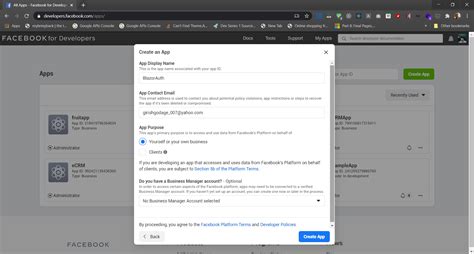 Facebook Authentication And Authorization In Server-Side Blazor App ...