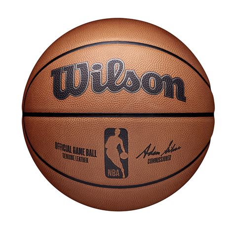 Amazon.com : WILSON NBA Official Game Basketball - Brown, Size 7-29.5 ...