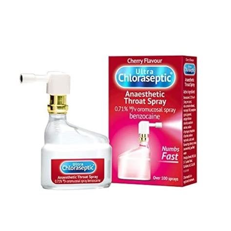 Buy Ultra Chloraseptic Anaesthetic Throat Spray, 15 ml, Cherry Flavour ...