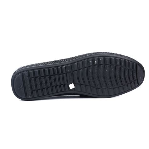 Pierre Cardin Men's Black Loafers | Moccasin Shoes