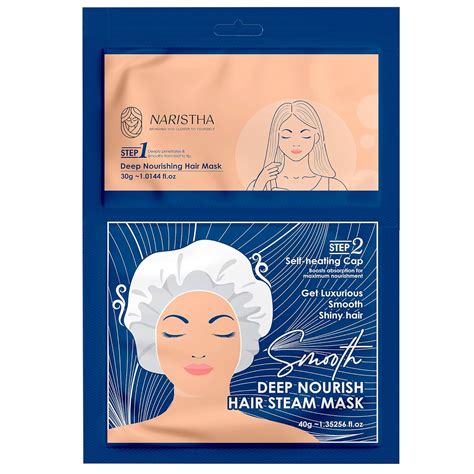 NARISTHA® Deep Nourish Hair Steam Mask with Self-Heating Cap | Heat ...