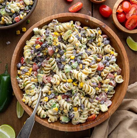 Chipotle Lime Pasta Salad - I Am Homesteader