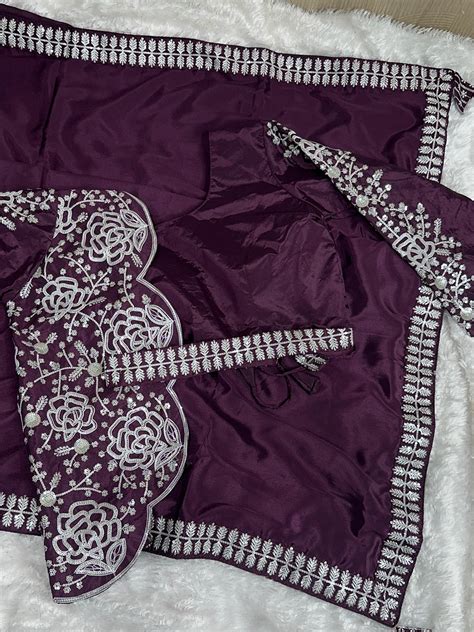 Fendi Silk Saree Jacket Saree - Modern Twist on Traditional Attire ...