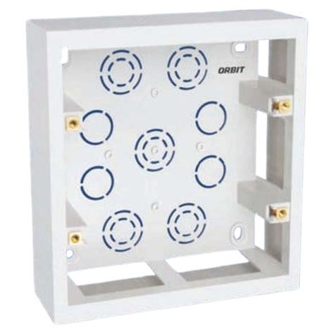 Buy Orbit Express Modular Series Square Surface Box 8 Module White 1577 ...