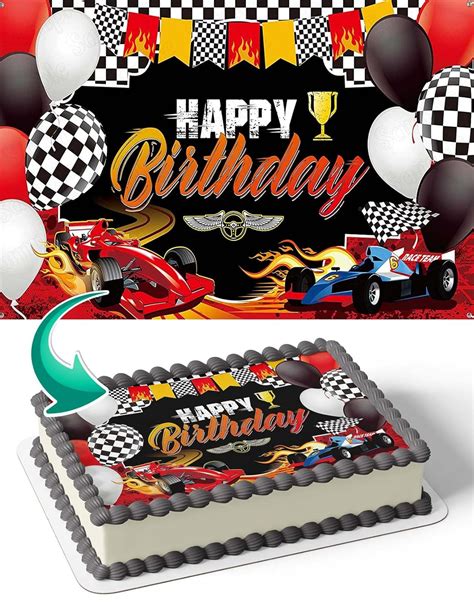 CAKECERY Formula 1 Cars Racing Kids Edible Cake India | Ubuy