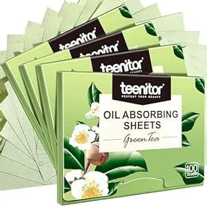 Teenitor 400 counts Oil Blotting Sheet, Oil Control Film, Blotting ...