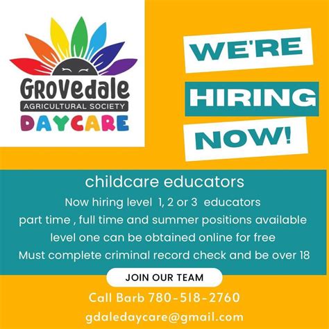 Daycares That Are Hiring