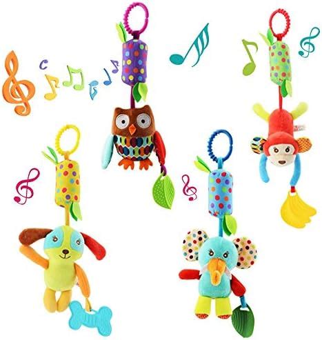 Buy BeFunky Soft Hanging Rattle Toy Baby Bed Crib Car Seat Stroller ...