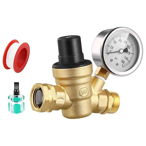 Buy [Upgrade w/ Anti Vibration Oil Filled Gauge, Teflon Tape & Screw ...