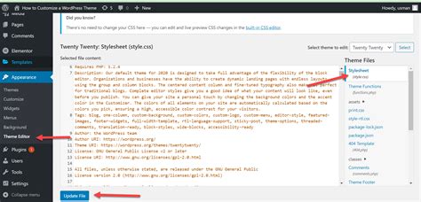 Image result for WordPress Customize Theme Edits Tutorial