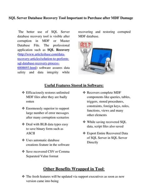 Image result for SQL Database Recovery