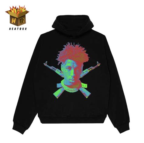 Vlone Vlone x NBA Youngboy "Sticks" Hoodie Black | Grailed