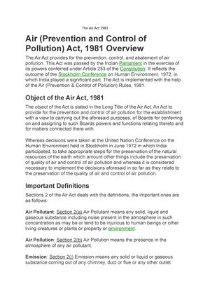 Common law remedies for the environmental protection - Common law ...
